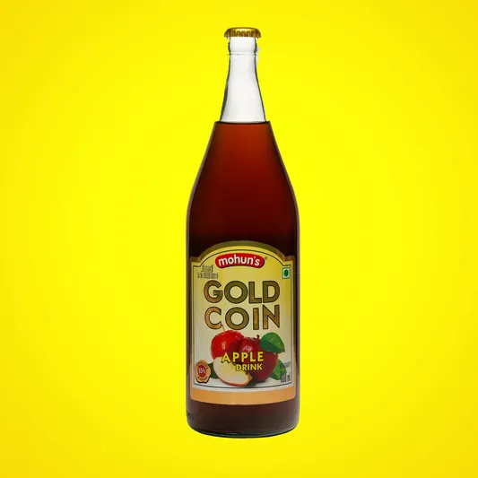 Gold Coin: Apple Drink 1 Ltr