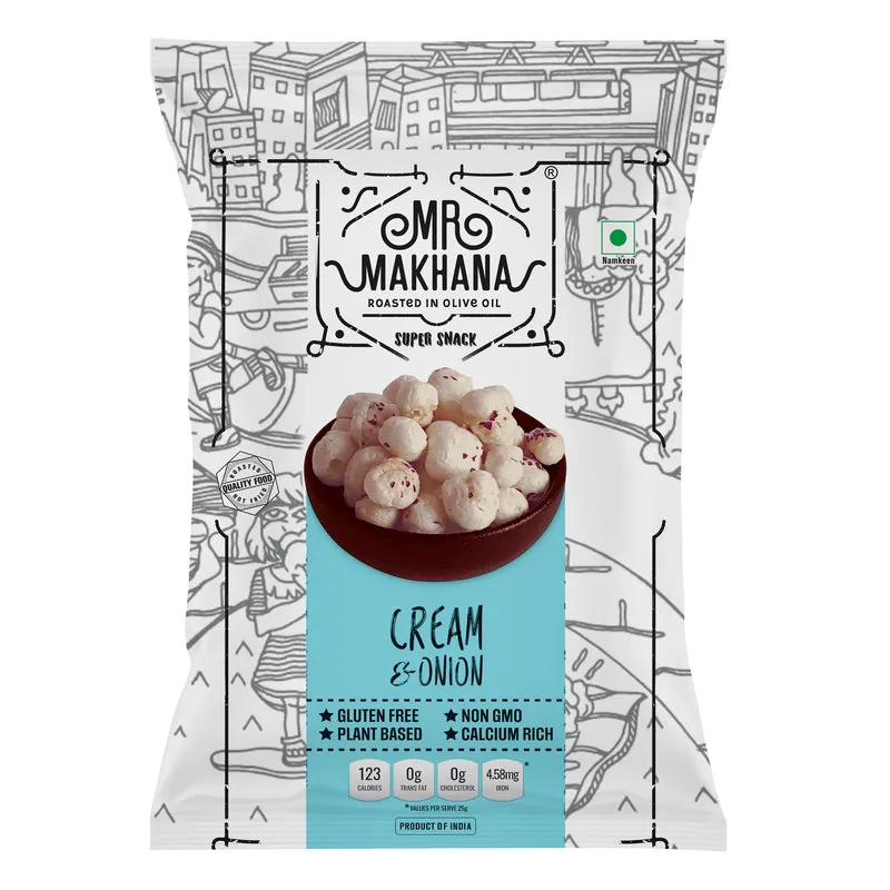 Cream and Onion Makhana