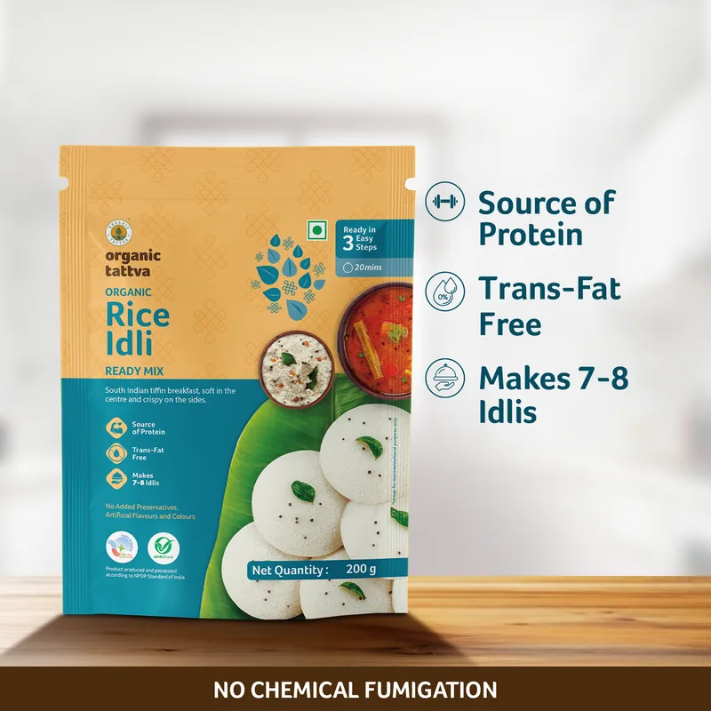 Organic Rice Idli Ready Mix